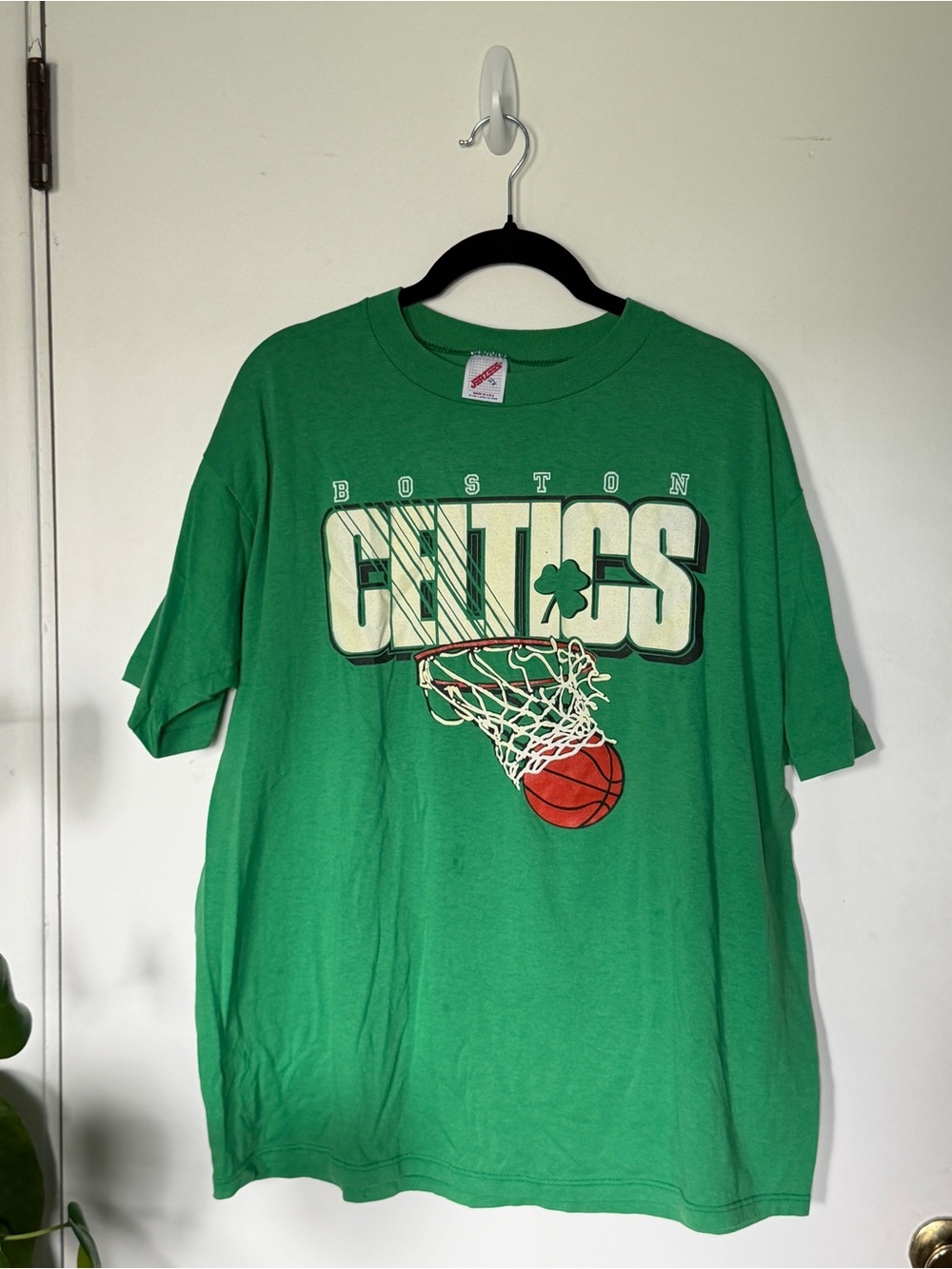 Boston Celtics Green Graphic Tee